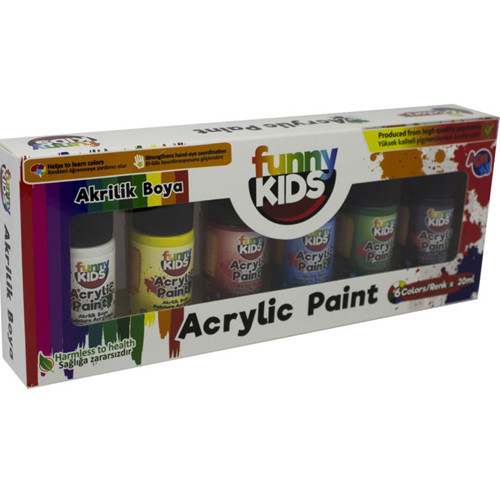 Akrilik 20 ML 6 Lı Set 1900
