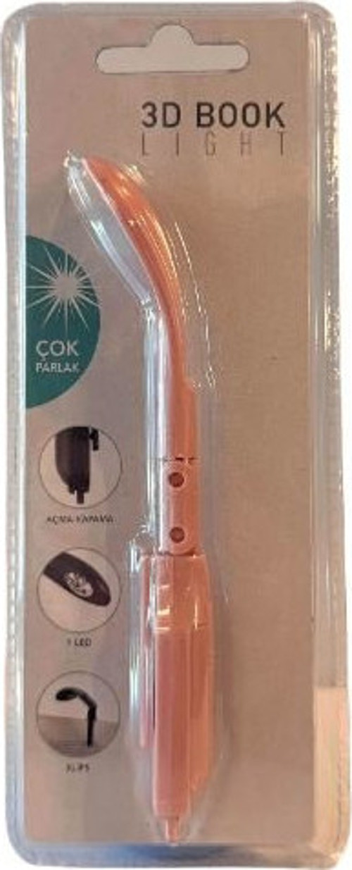 Led Book Light BK2990, Pastel Pembe