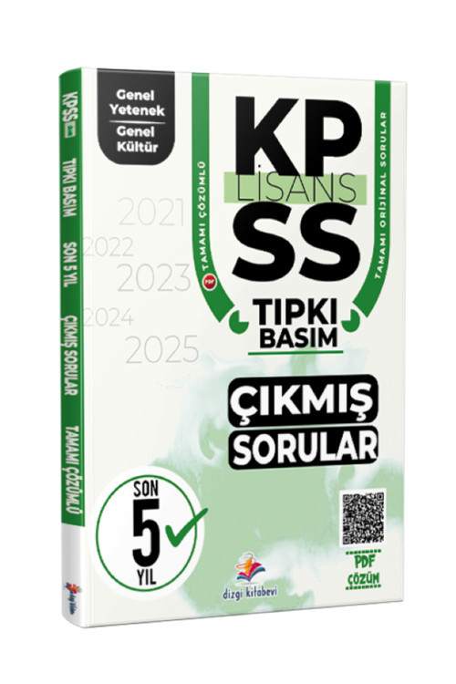 2026 KPSS Genel Yetenek Genel Kültür Son 5 Yıl PDF Çözümlü Tıpkı Basım Çıkmış Sorular