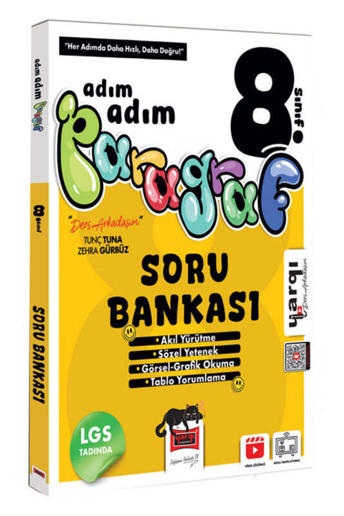 Yargı Ders Arkadaşım 8.Sınıf Adım Adım Paragraf Soru Bankası