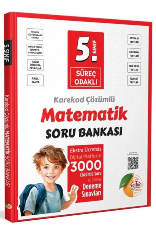 Editör Yayınevi Editör 5.Sınıf Süreç Odaklı Matematik Soru Bankası