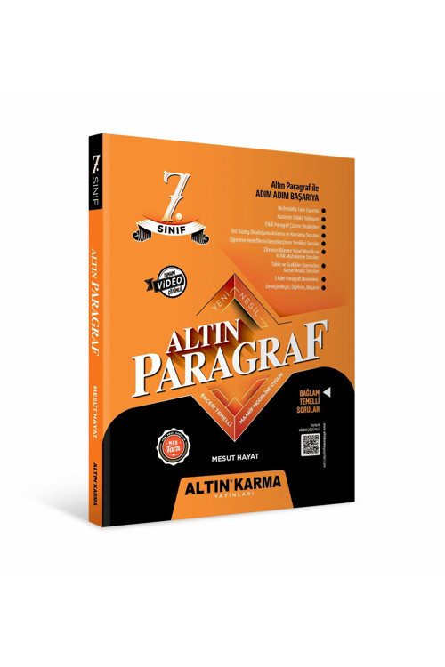 Altın Karma Yayınları Altınkarma 7. Sınıf Paragraf Soru Bankası Bağlam Temelli- Güncel Müfredat