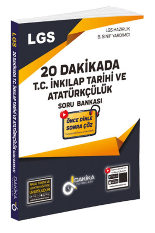 Karekök Eğitim Yayınları 8.Sınıf Inkılap Tarihi Soru Bankası 20 Dakikada