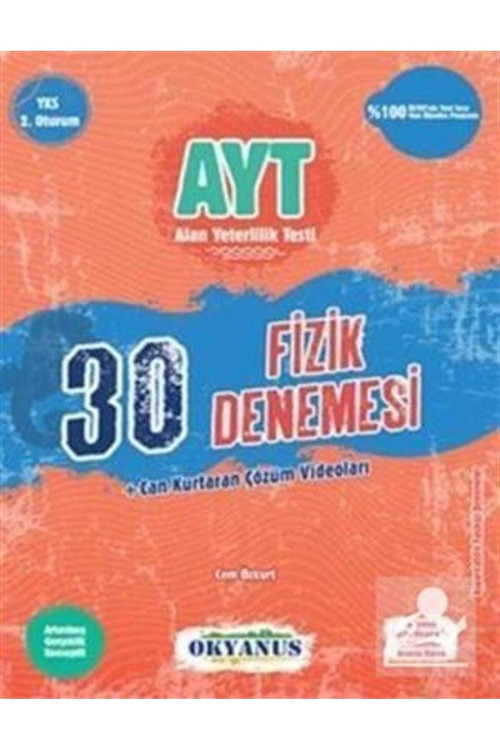 Okyanus Yayıncılık Ayt 30 Fizik Denemesi