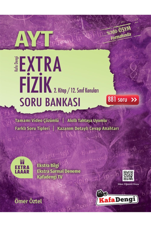 Kafa Dengi Kafadengi 2025 Ayt Fizik Extra Soru Bankası 2. Kitap