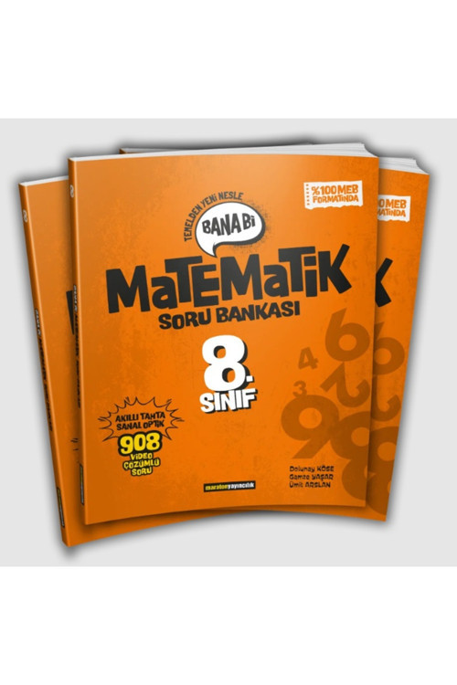 Maraton Yayıncılık Maraton Yayıncılık 8. Sınıf Bana Bi Matematik Soru Bankası