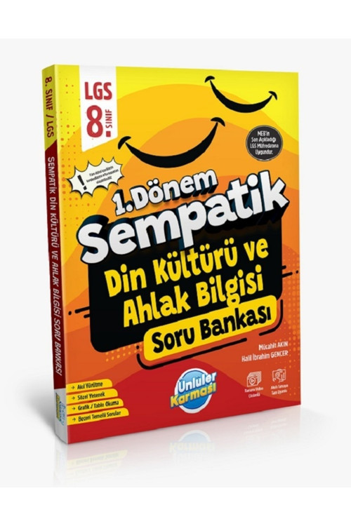 Ünlüler Karması 8.Sınıf Lgs 2023 1.Dönem Sempatik Video Çözüm Akıllıtahta Uyum Din Kültürü Soru Bankası+Androidkalem
