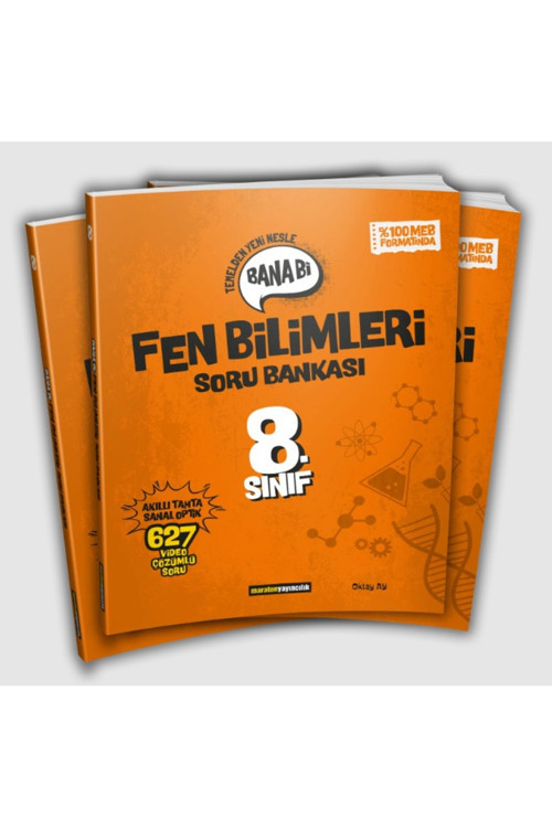 Maraton Yayıncılık Maraton Yayıncılık 8. Sınıf Bana Bi Fen Bilimleri Soru Bankası