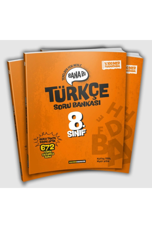 Maraton Yayıncılık Maraton Yayıncılık 8. Sınıf Bana Bi Türkçe Soru Bankası