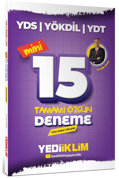 2026 YDS YÖKDİL YDT Tüm Soru Tipleri Tamamı Özgün Mini 15 Deneme