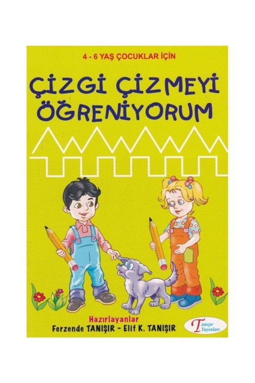 Tanışır Yayınları 4 - 6 Yaş Çocuklar Için Çizgi Çizmeyi Öğreniyorum.