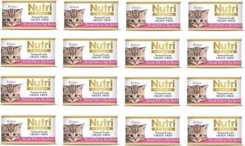 Yavru Tavuk Ve Ton Balıklı Tahılsız Kedi Konservesi 85 Gr. X 16 Adet
