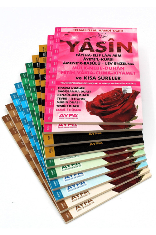 Ayfa Basın Yayın Ekonomik 10 Adet Yasin-İ Şerif Türkçeli 80 Sayfa Orta Boy (17X24Cm)