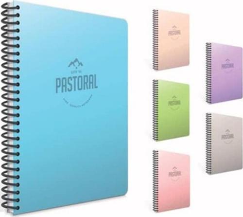 Pastoral Spiralli PP Kapak Defter A4 200 yp Çizgili