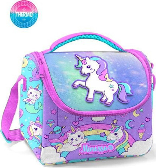 Minosso Unicorn Desenli Beslenme Çantası 3007