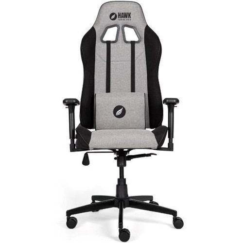 Gaming Chair Fab V2 Gri - Siyah Kumaş Oyuncu Koltuğu