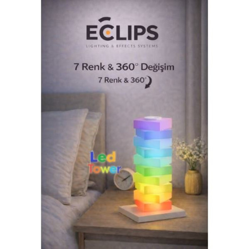 Eclıps Ledli Işıklı Masa Aydınlatması