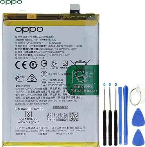 Oppo A9 2020/A5 2020 Pil Batarya BLP727 + Tamir Seti