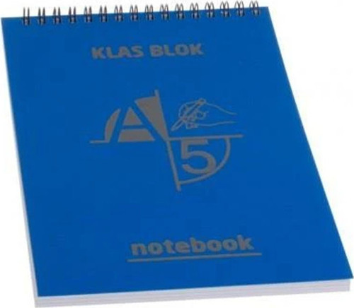 Bloknot Spiralli Plastik Kapak Çizgili 72 YP A5