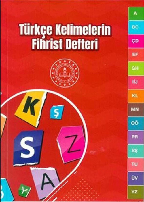 Türkçe Kelimelerin Fihrist Kelime Defteri