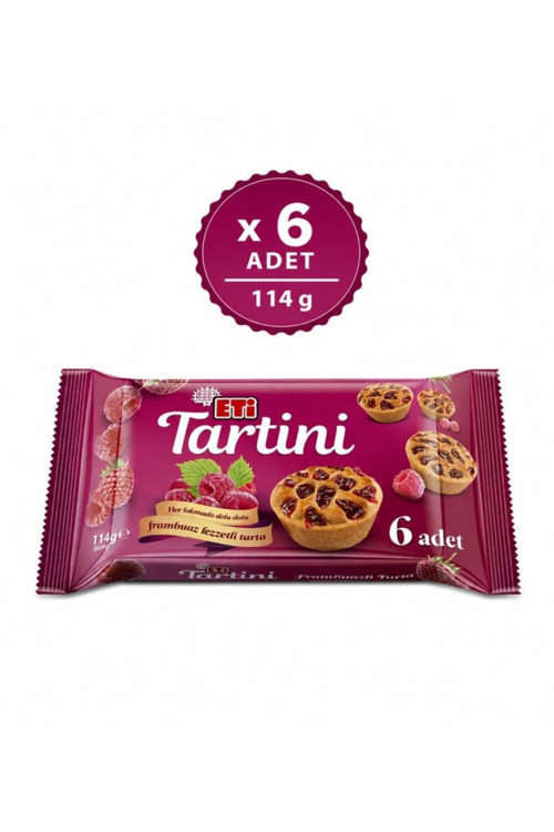 Tartini Frambuazlı Turta 114 G X 6 Adet