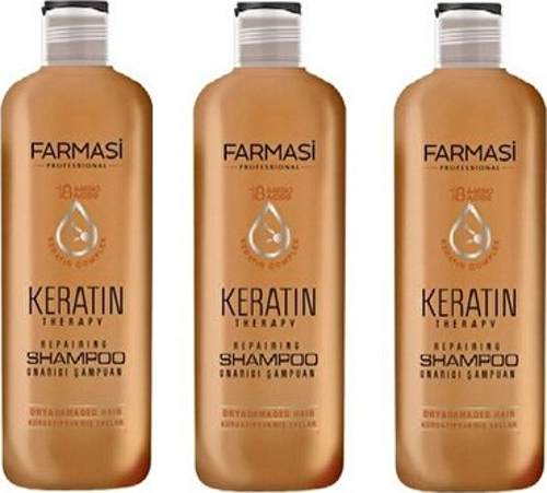 KERATİN THERAPY ONARICI ŞAMPUAN 360 ML - 3 ADET