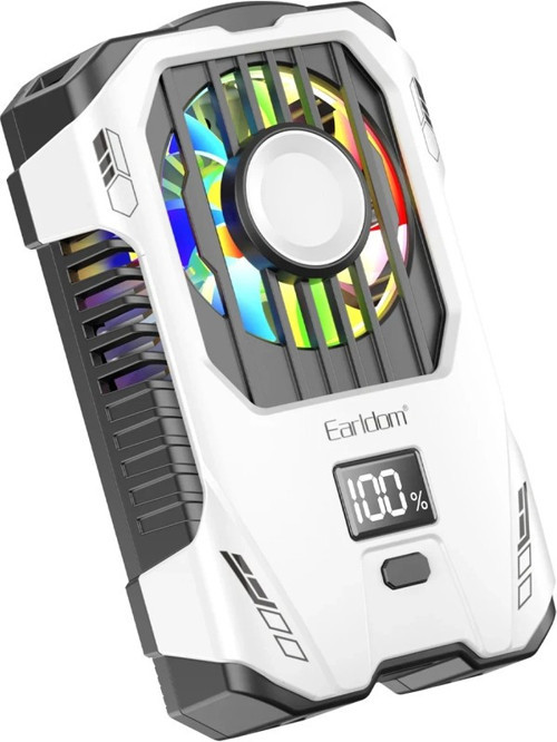 F15 Rgb Radyatör Telefon Soğutucu Fan - Beyaz