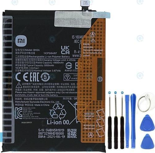Xiaomi Note 10 5G Pil Batarya BN5A ve Tamir Set