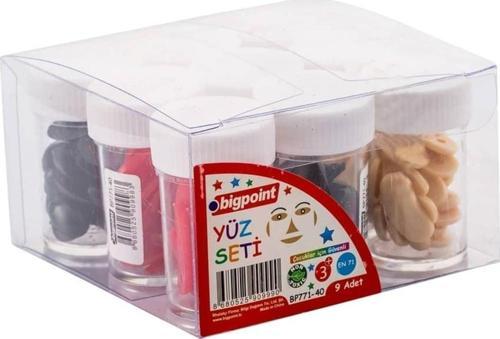 Yüz Seti (Ağız + Kulak + Burun + Kaş) 9'lu Paket