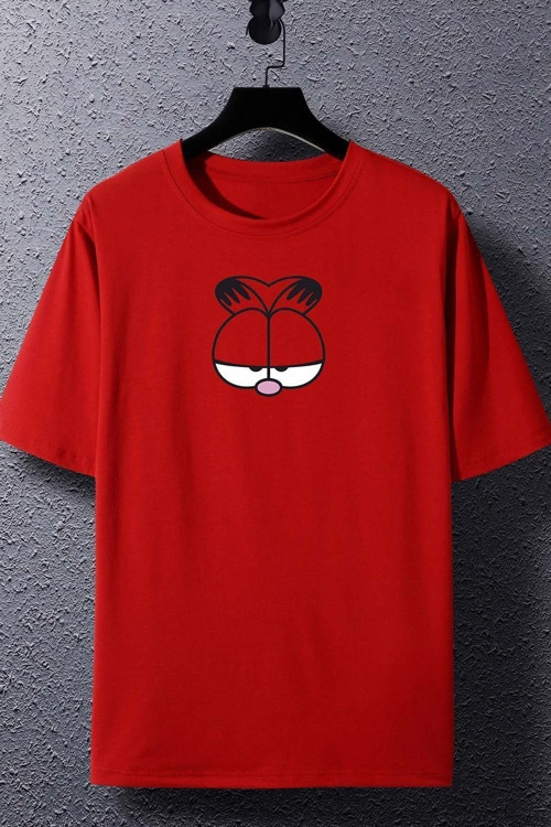 Unisex Garfield Baskılı T-shirt
