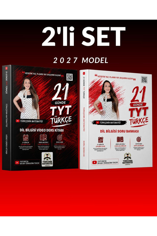 21 Günde Tüm Sınavlar İçin Dil Bilgisi Video Ders Kitabı & Soru Bankası Seti