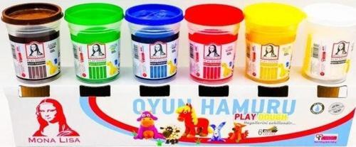 Mona Lisa Oyun Hamuru 6 Renk x 120 gr ANA RENKLER