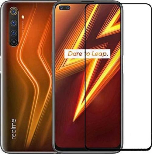 Realme 6 Pro Zore Kenarları Kırılmaya Dayanıklı Cam Ekran Koruyucu
