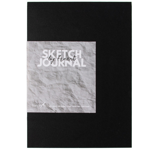 Academy Sketch Journal 110 GR 60 YP A5 Siyah 8664