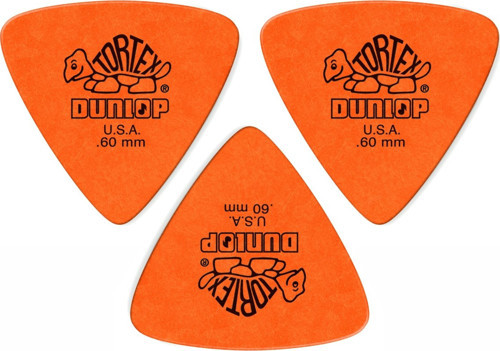 431P.60 Tortex 3 Adet Üçgen Gitar Pena (0.60 mm) triangle