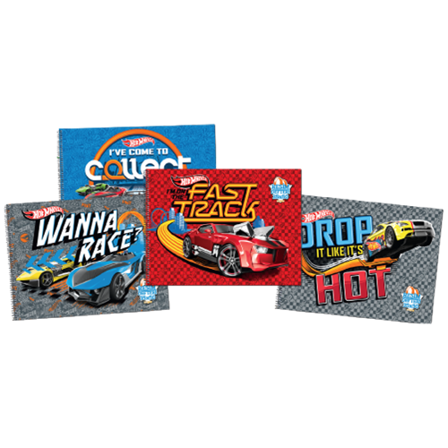 Resim Defteri Spiralli 15 YP 35x50 Hot Wheels 5438