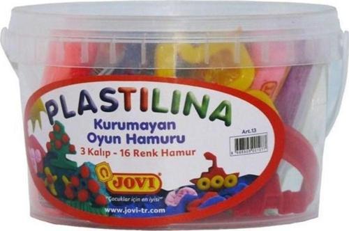Plastilina Kurumayan Oyun Hamuru 16 Renk + 3 Kalıp