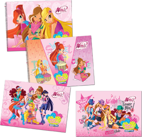 Resim Defteri Spiralli Winx 17x24 15 YP 3089