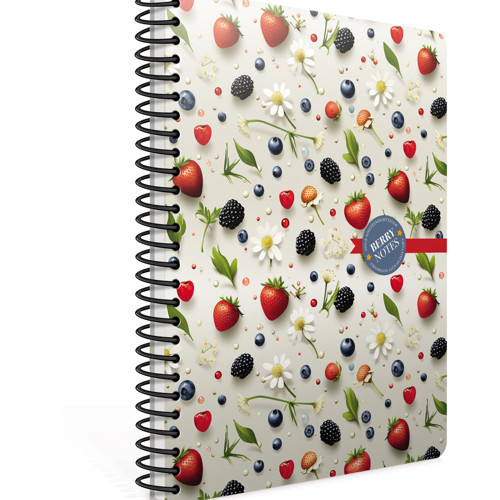 Berry Notes spiralli sert Kapak Defter 17x24 120 Çizg.
