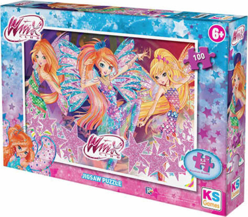 Puzzle 100 Parça Winx Lisanslı Ürünler
