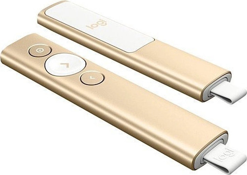 LOGITECH 910-004862 Spotlight Wireless Presenter Sunum Cihazı (Gold)(1923)