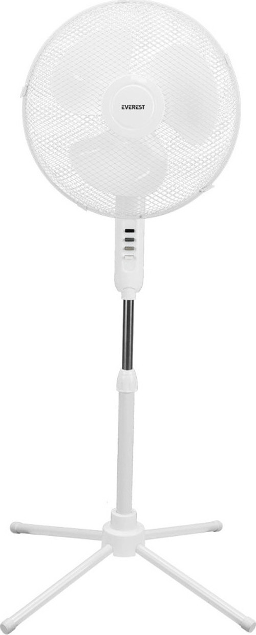 EVEREST FAN10 BEYAZ EcoWind 3 Kademeli Hız 40cm 3 Kanat Pervane ve Çerçeve 45W Otomatik Salınım Yüks
