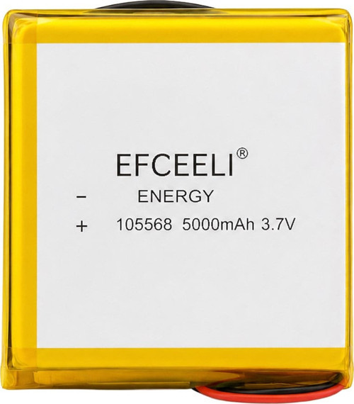 Efcell 10x55x68 mm 5000Mah 3.7V Lityum Polimer (Li-Po) Şarj Edilebilir Pil