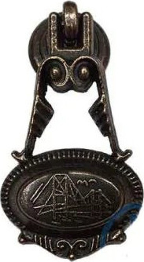 Dekoratif Zamak Sarkaç Küçük Kulp - 30x63mm, Eskitme, 1 Adet
