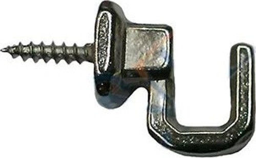 Vidalı Kanca, Askı Küçük - 15x18mm, Nikel - 100 Adet