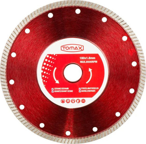 Tomax Seramik Fayans Kesici Disk - 180x1,8x22