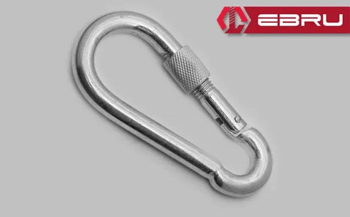 Ebru Vidalı Karabina, Kanca, Çengel 10mm - 2 Adet