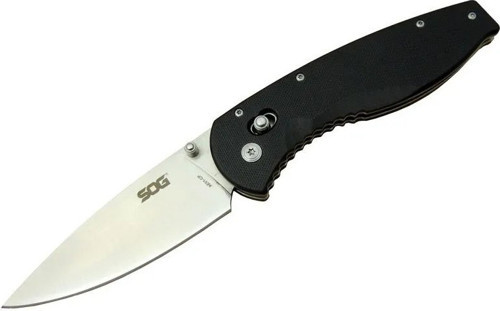 Sog AE01-CP Kamp Çakı 23 cm - Siyah Fiber Sap, Kılıflı