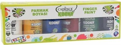 Kooky Parmak Boyası 6 Renk x 20 ml.