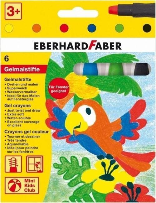 Gel Crayon Sulandırılabilir Jel Mum Boya 6 Renk Basic